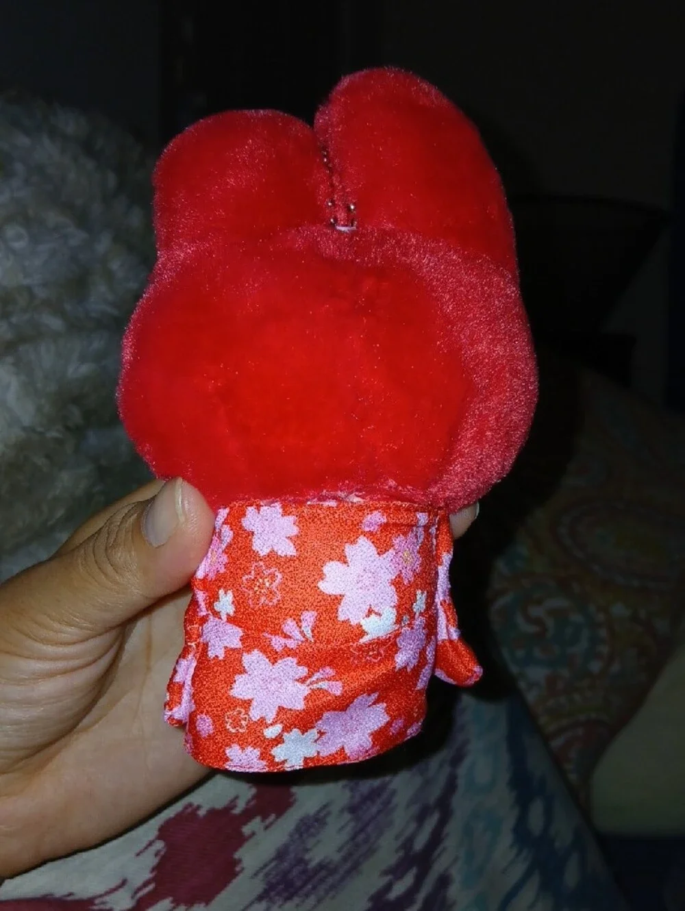 Sanrio #MyMelody Red and White Plush #keychain